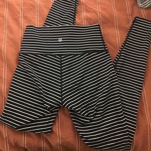 Lululemon Striped leggings